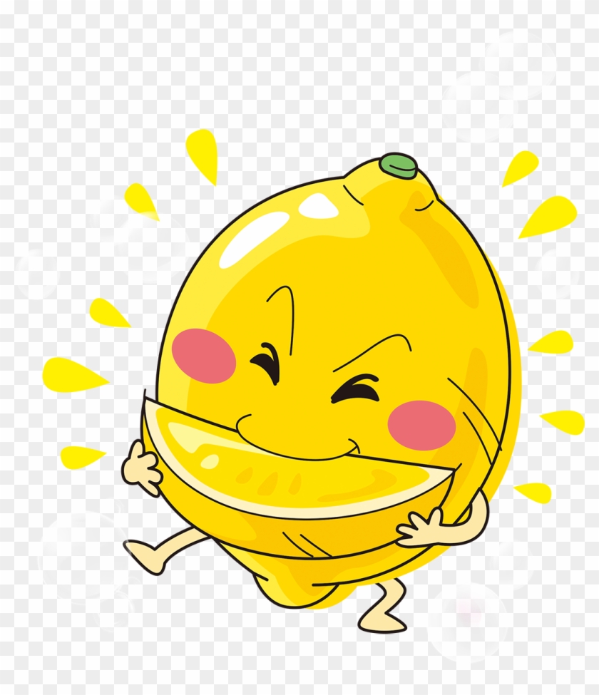 Cartoon Lemon Illustration - Cartoon Lemon Illustration #694468