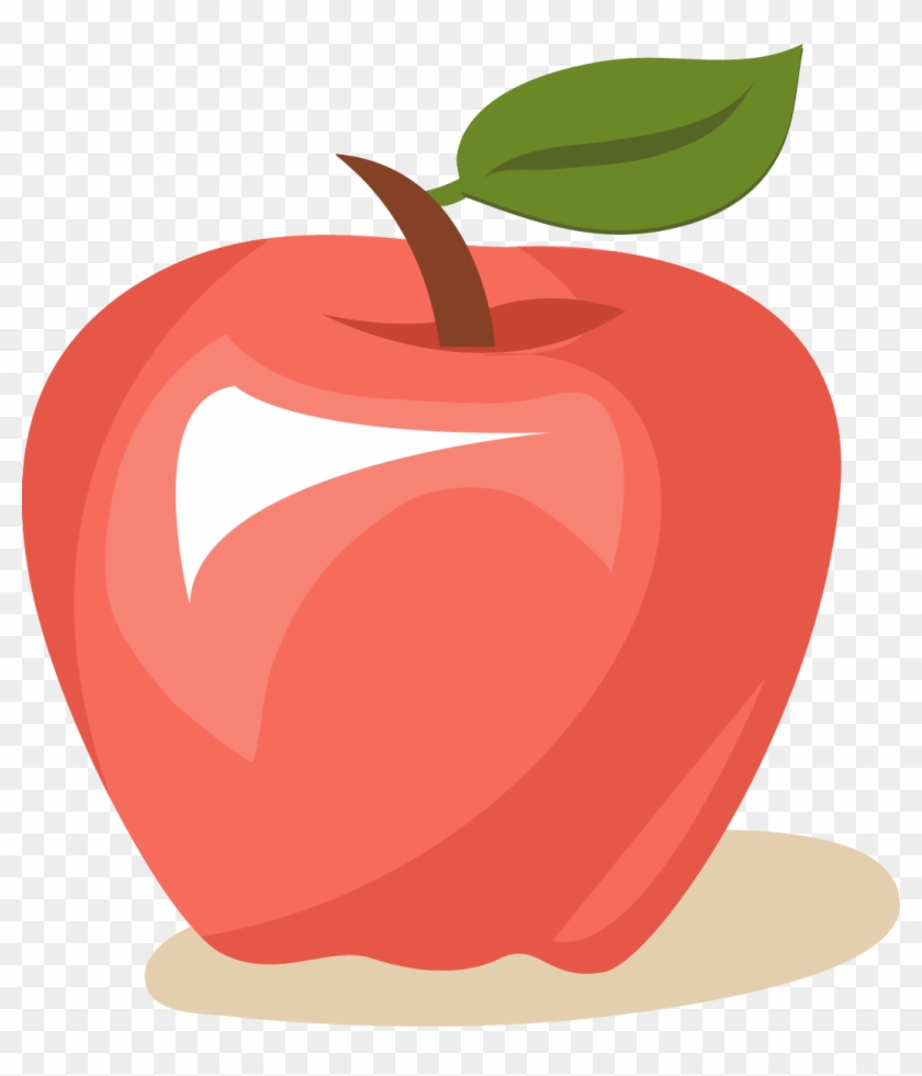 Apple Fruit Drawing - Apple Fruit Cartoon Drawing #694466