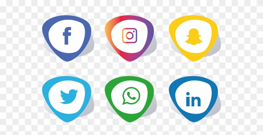 Social Media Icons Set - Social Media Icons Png #694800