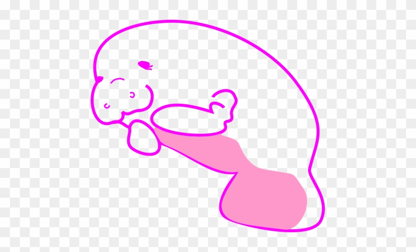 Its A Manatee - Draw A Baby Manatee #694846