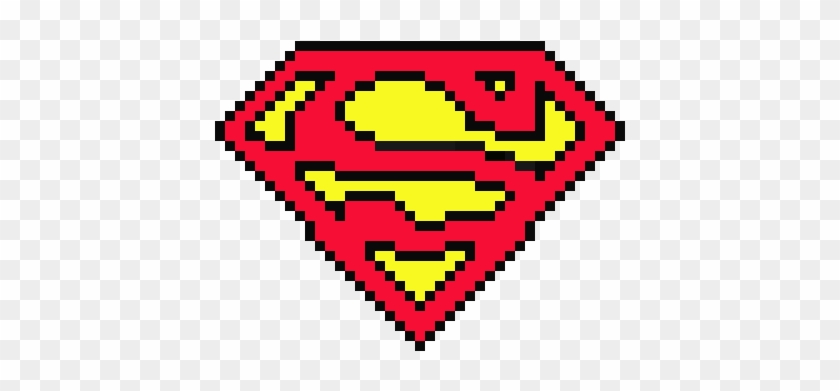 Superman Logo Pixel Art Maker Rh Pixelartmaker Com - Pixel Art Superman Logo #694982