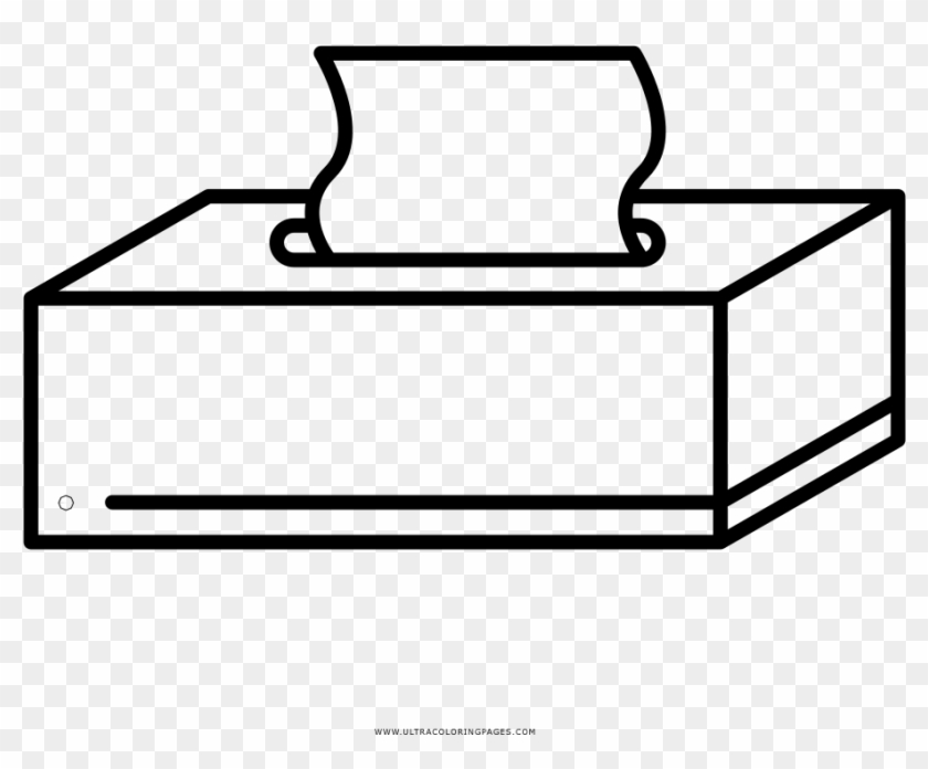 Tissue Box Coloring Page - Fazzoletti Disegno #695022