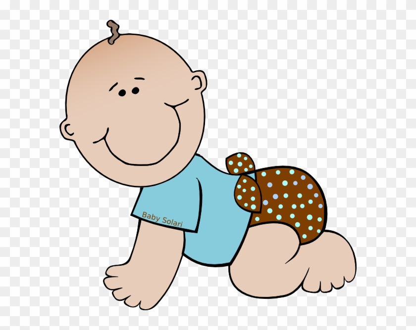 Baby Solari Polka Dots Clip Art - - Baby Boy Clip Art #695028