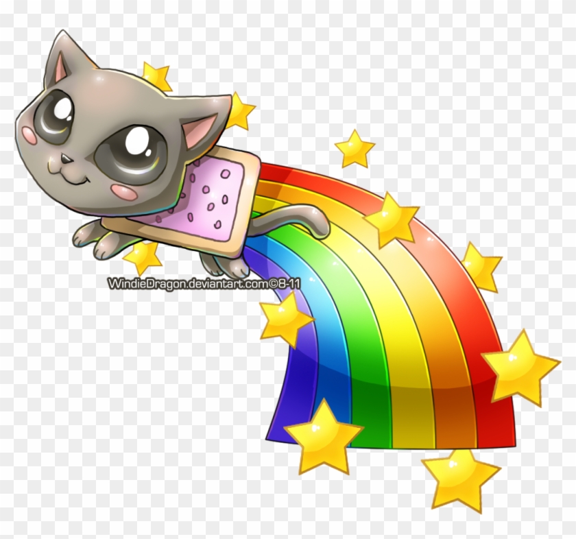 Nyan Cat Chibi By Windiedragon - Nyan Cat Chibi #695134