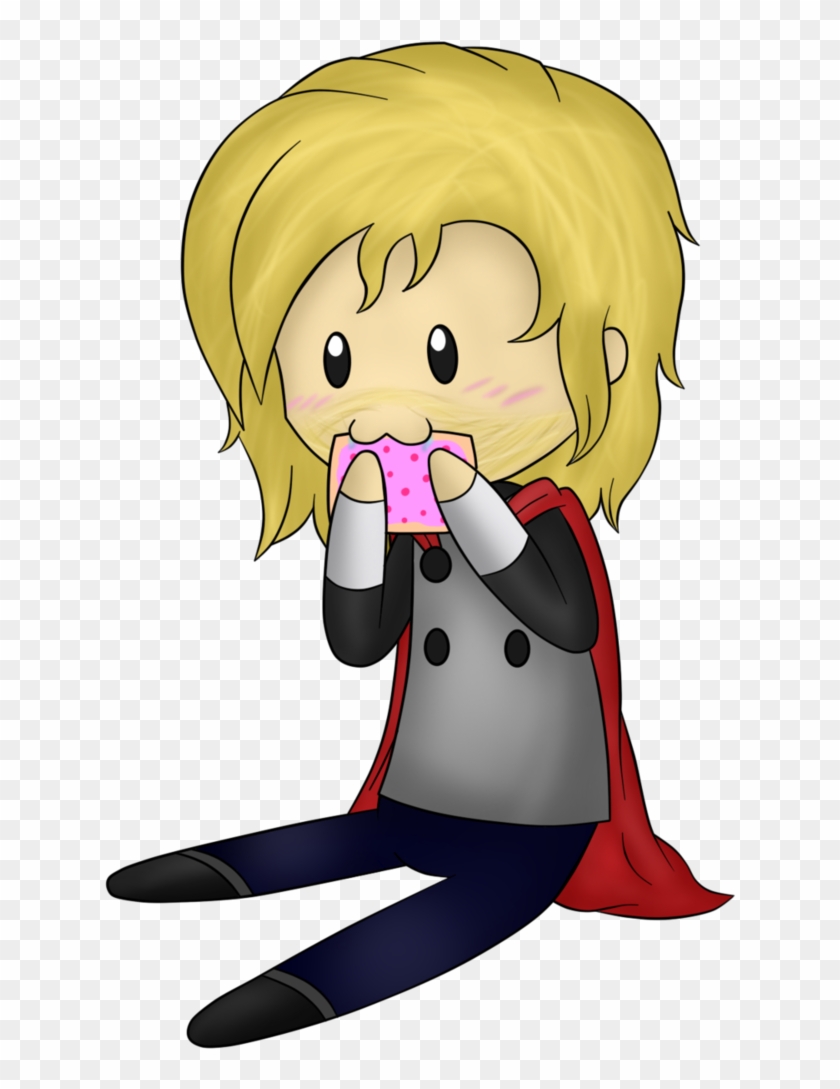 Thor And A Poptart By Sharkcastic - Cartoon #695138