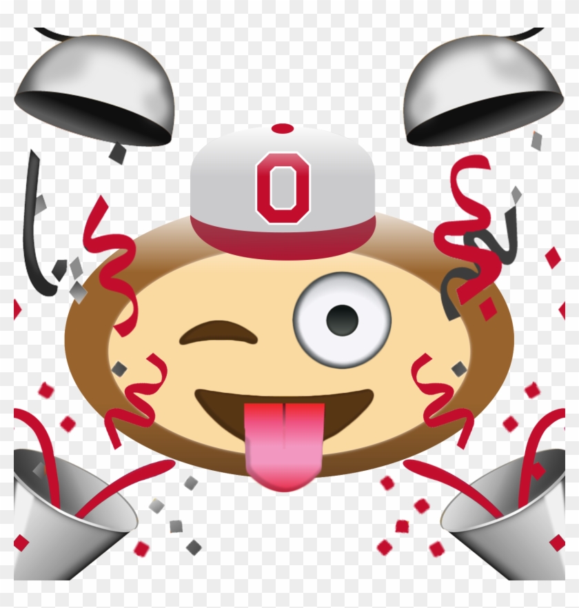 Use Ohio State Emojis To Root For The Buckeyes On Their - Kit Festa Carinhas Divertidas Emoji 6un Modelo 3 Duster #695231