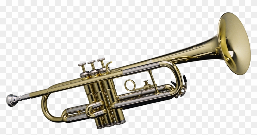 Free Images 2018 Trumpet Clipart Black And White - Praise & Worship Hymn Solos By Various - Trumpet #695246