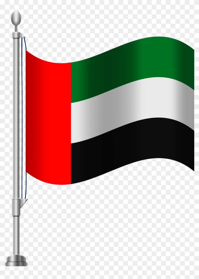 United Arab Emirates Flag Png Clip Art - United Arab Emirates Flag Png Clip Art #695311