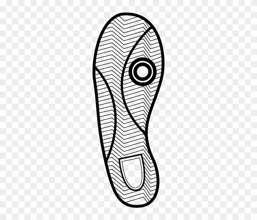 Running Tennis Shoe, Footprint, Clothing, Boot, Running - Shoe Print Clip Art #695365