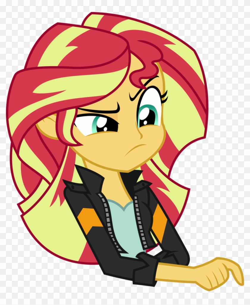 Pondering Sunset By Sketchmcreations Vector - Equestria Girls Sunset Shimmer Vector #695506