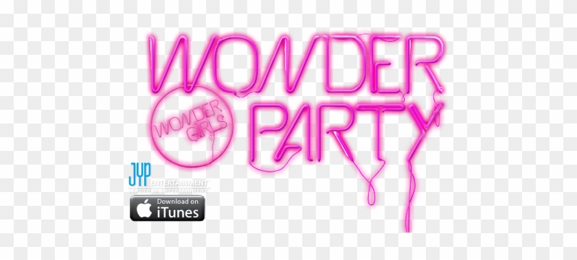 Wonder Girls Wonder Party Font Render By Awesmatasticaly-cool - Download On Itunes Button #695509