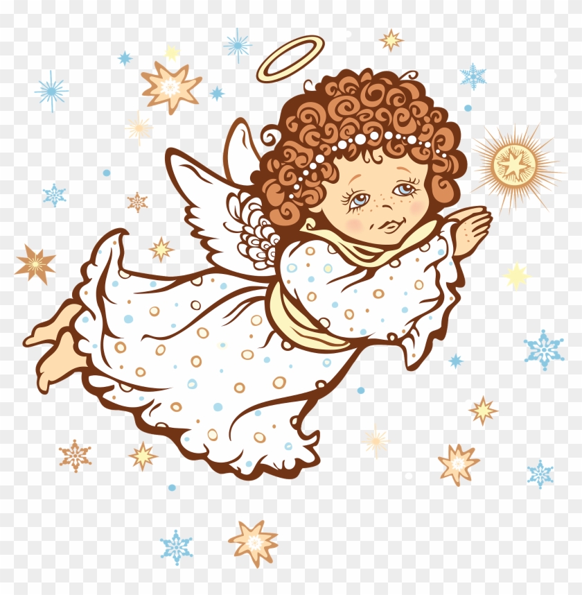 Angel Drawing Clip Art - Angel Drawing Clip Art #695674