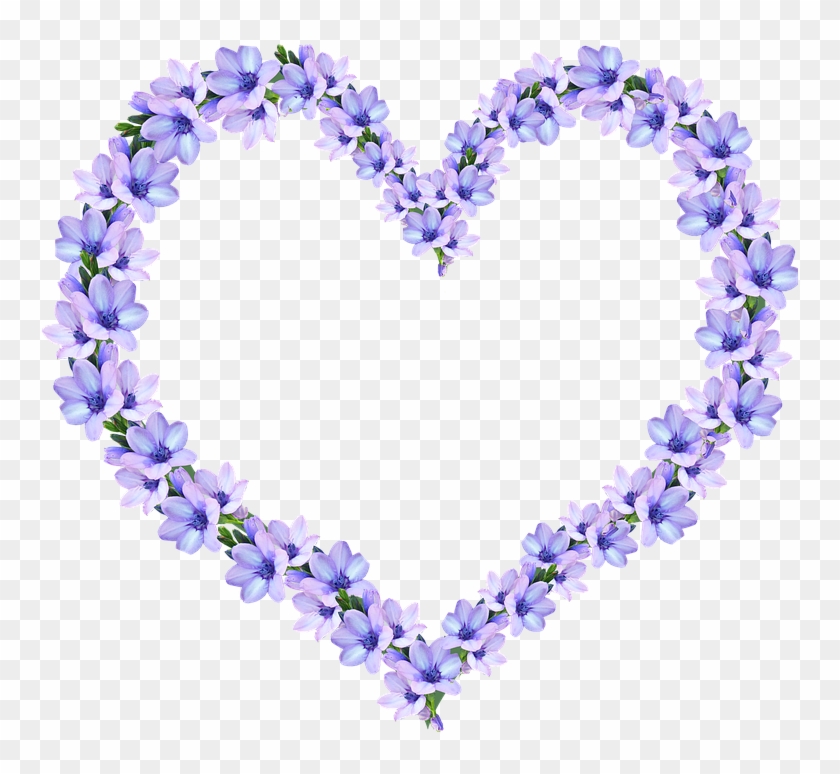 Simple Flower Page Border Designs 17, Buy Clip Art - Heart #695591