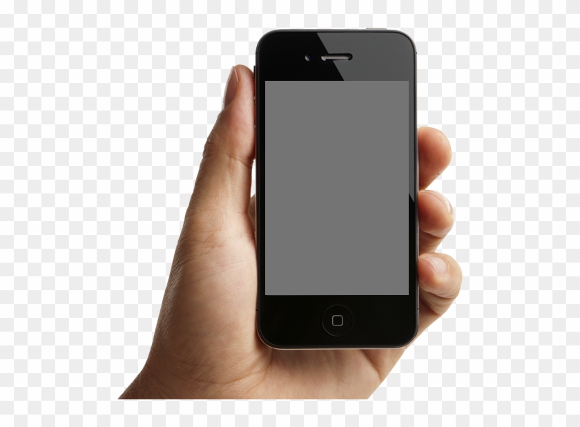 Iphone Hand - Hand I Phone Png #695597
