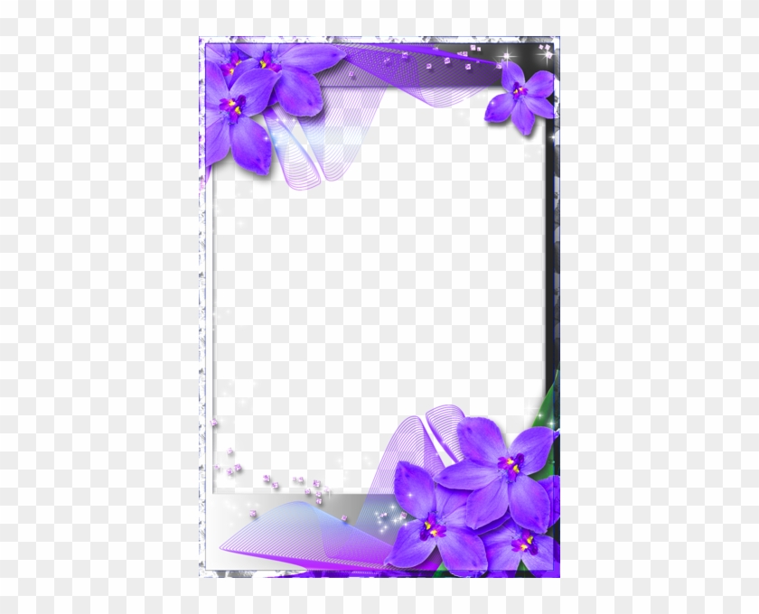 Purple Heart Frames - Blue Wedding Borders And Frames #695603