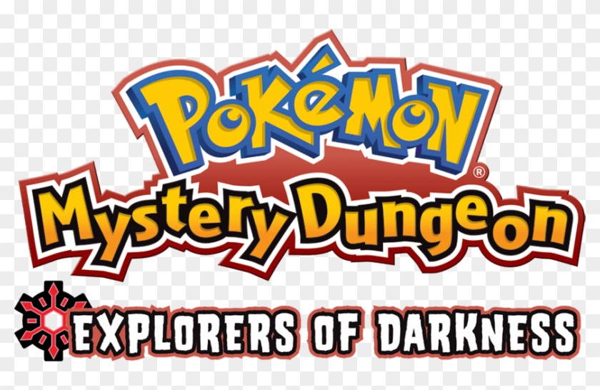 #explorers Of Darkness Logo En From The Official Artwork - Pokemon Mystery Dungeon Blue Rescue Team Logo #695648