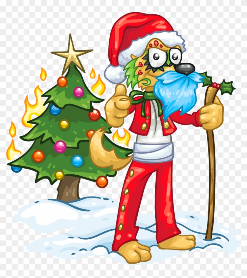Bad Santa Yote - Cartoon #695772