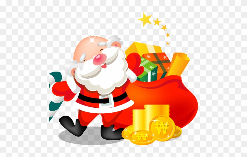 Santa Gifts Bag Icon - Christmas Day #695819