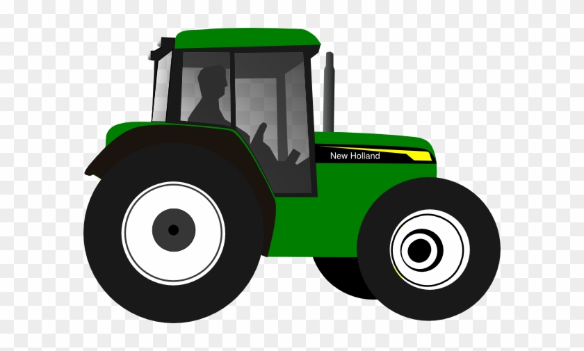 John Deere Green Tractor Clip Art At Vector Wikiclipart - Green Tractor Cartoon #696133