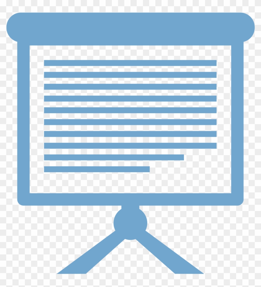 Presentation Png 26, Buy Clip Art - Presentation Icon Blue #696158