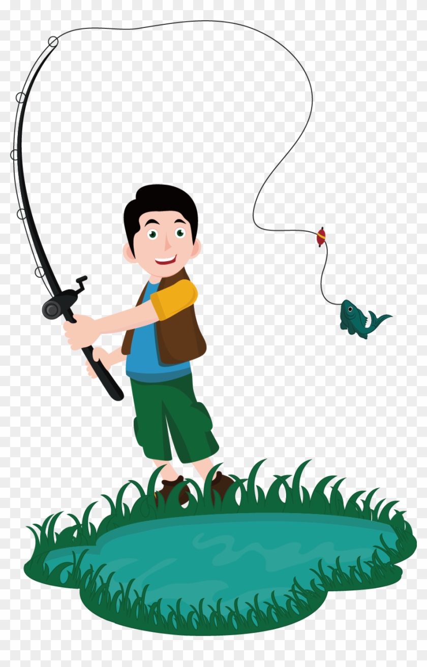 Fishing Rod Euclidean Vector Drawing - Fishing Rod Euclidean Vector Drawing #696517