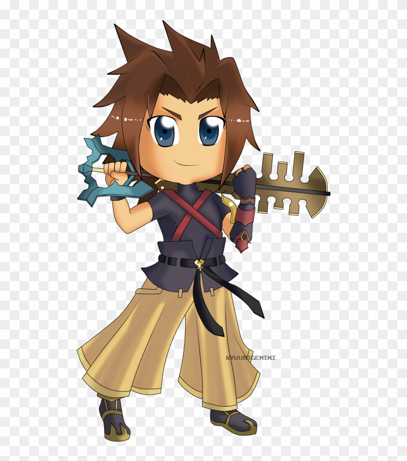 Terra Chibi By Kanokawa - Ends Of The Earth Keyblade #696515