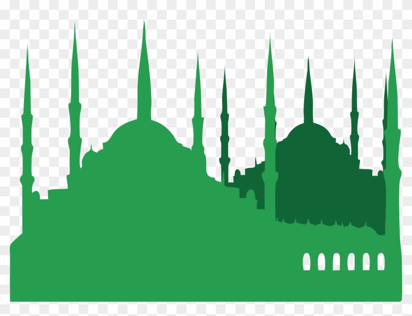 Turkey Islam Mosque Illustration - Green Mosque Png #696557