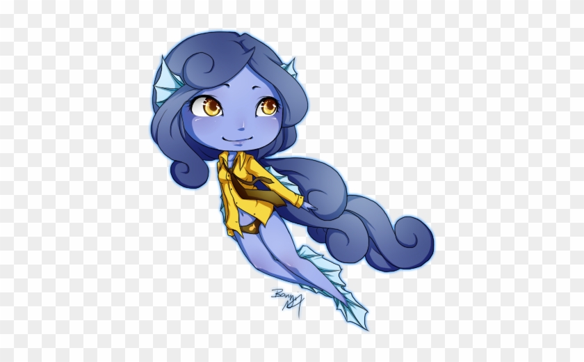 C Chibi Fish Girl By Bannilynn On Deviantart Fish Clip - Fish Chibi #696618