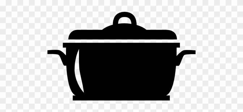 Pot Icon - Cooking Pot Silhouette #696667