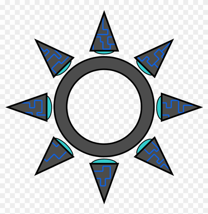 The Star-moon Alliance Created A Unique Design Of Land - Simple Sun And Moon #696714