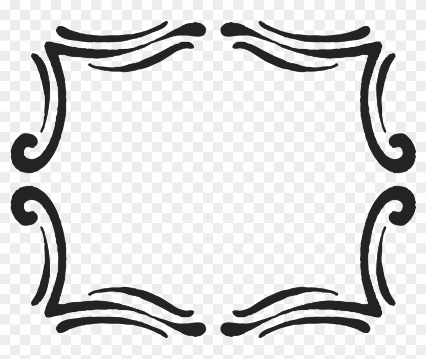 Drawn Accent Border Rubber Stamp - Farm #696727