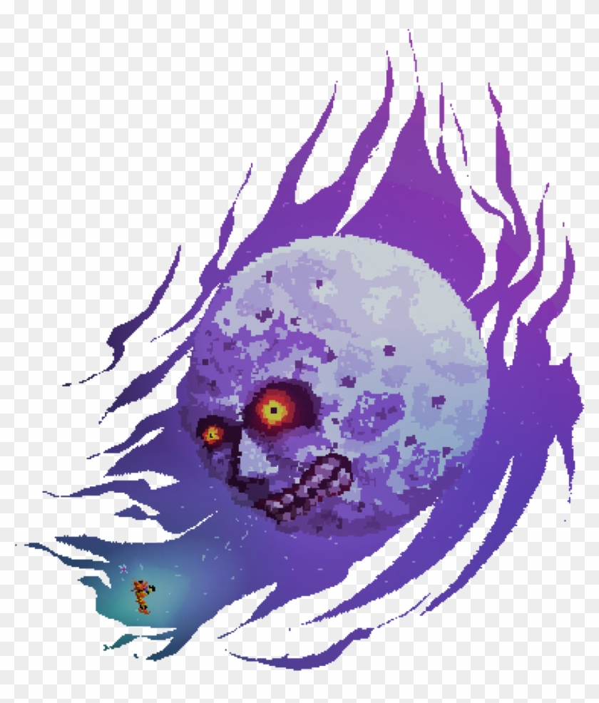 Majora's Mask Pixel Art By Ruokdbz98 Majora's Mask - Majoras Mask Pixel Art #696735