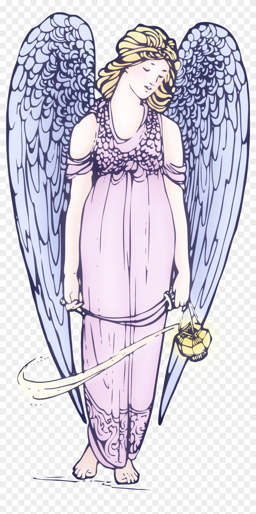 Lovely Angel Public Domain Clipart - Lovely Angel Public Domain Clipart #696835