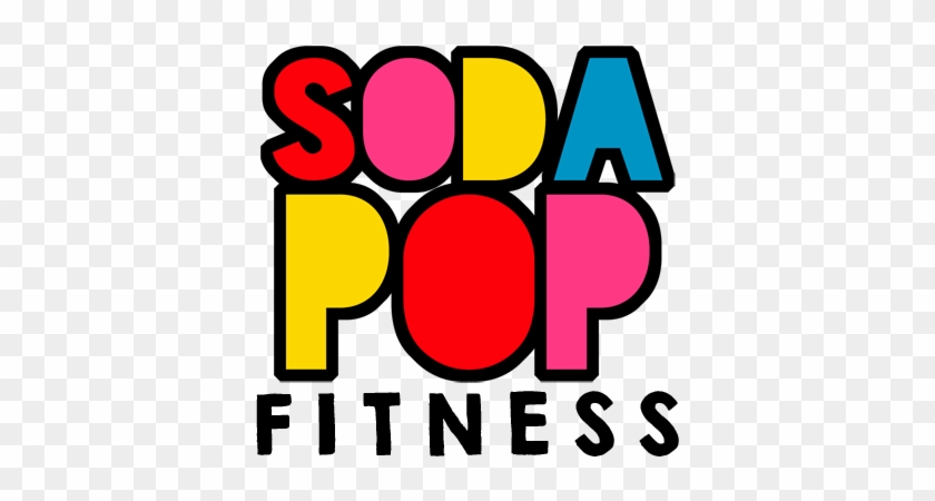 Logo Soda Pop Fitness Shape, Outline, Define, Accent - Soft Drink #696874