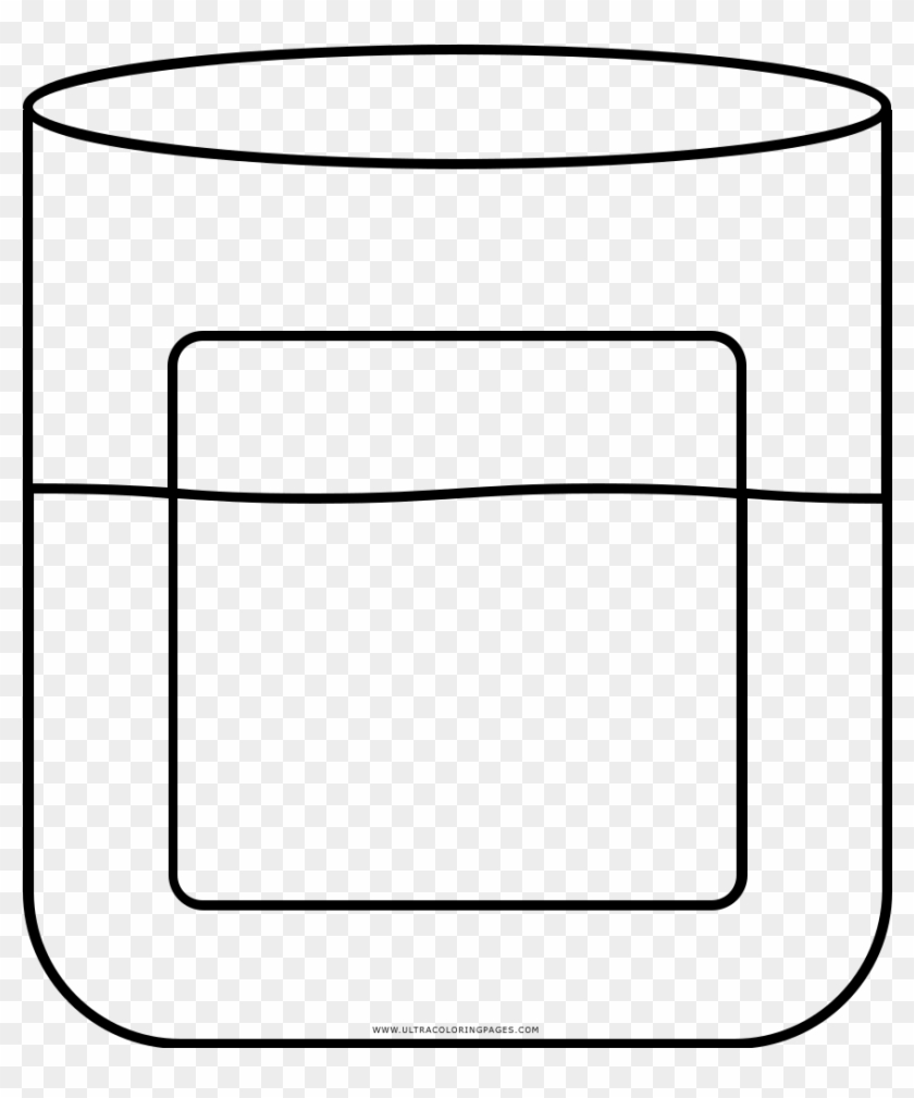 Whiskey Glass Coloring Page - Drawing #696995