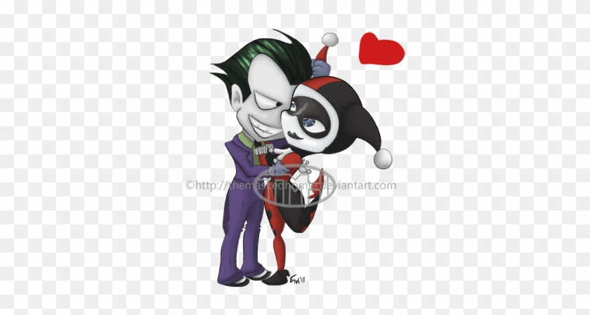 Chibi Harley Joker For Kids - Harley Quinn And The Joker Chibi #697137