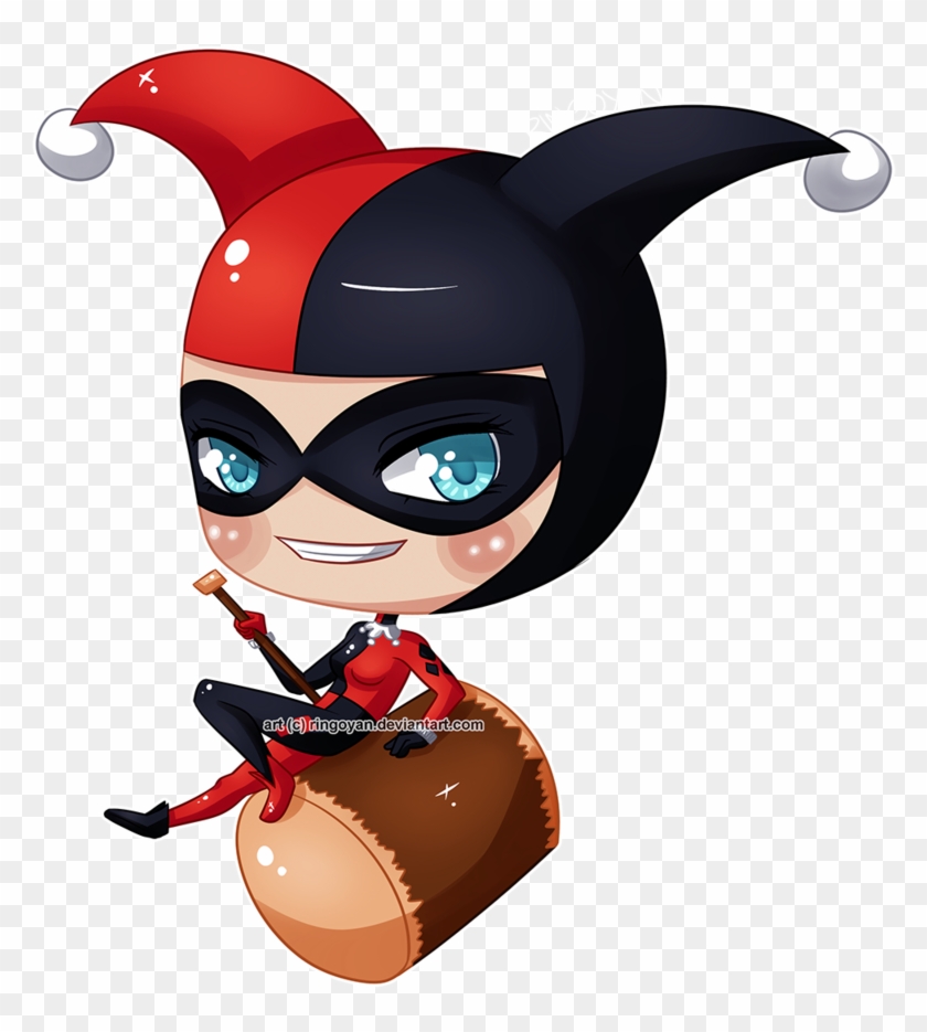 Harley Quinn Chibi Drawing #697143