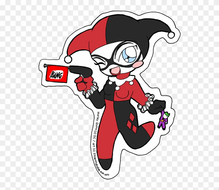 Harley Quinn Stickie By Kitty-chan - Cartoon #697145