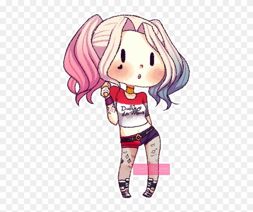 Harley Quinn [fan Art] By Botedebasura On Deviantart - Harley Quinn Fan Art Chibi #697200