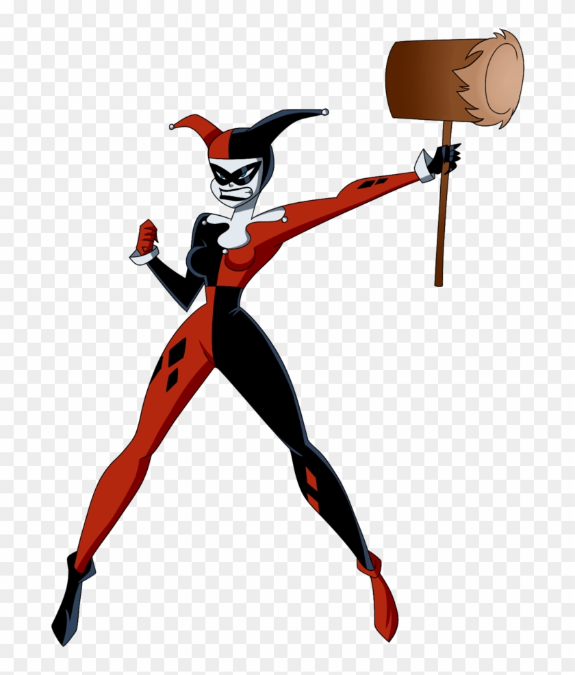 Harley Quinn With Her Hammer By Budtheartguy On Deviantart - Cartoon #697201