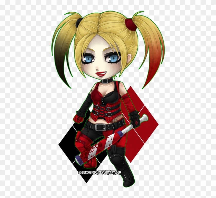 Harley Quinn Chibi By Zero0810 - Anime Chibi Harley Quinn #697210