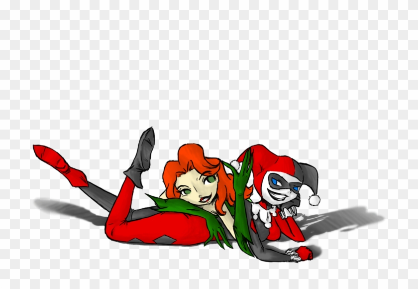 Poison Ivy Lub Harley Quinn By Austrailian-dragon - Cartoon #697280