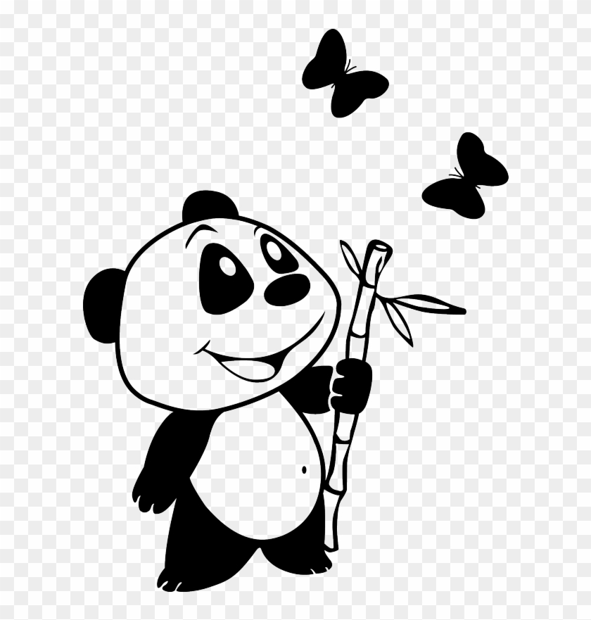 Panda Stickers, Panda Sticker, Teddy Bear Decal, Cheap - Panda Autocollant #697308