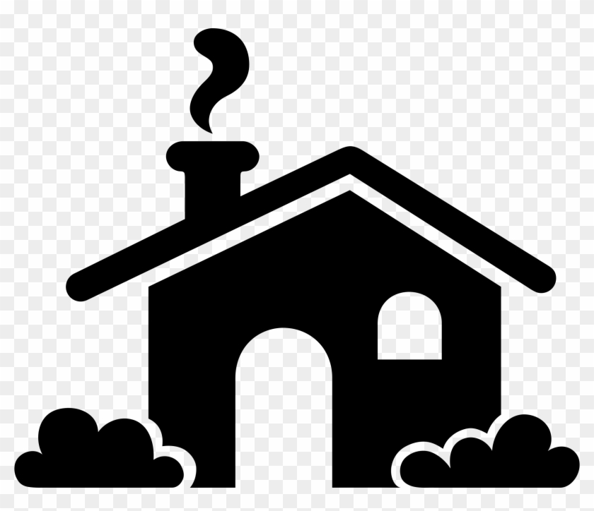 House Icon Silhouette - House Silhouette Png #697420