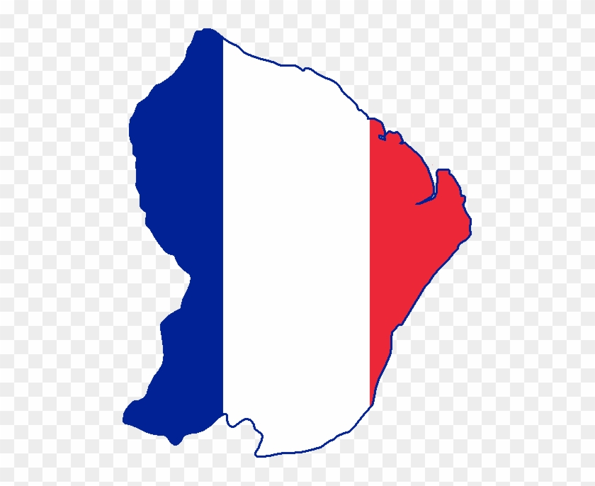 French Guiana Flag Map - French Guiana Flag Map #697500