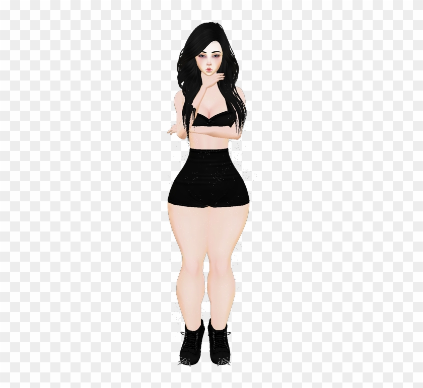 On Imvu You Can Customize 3d Avatars And Chat Rooms - Little Black Dress #697590