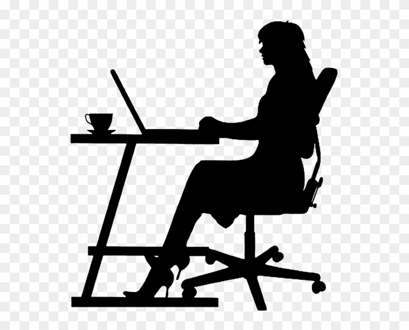 Administrative Professionals Week - Typing Silhouette #697653