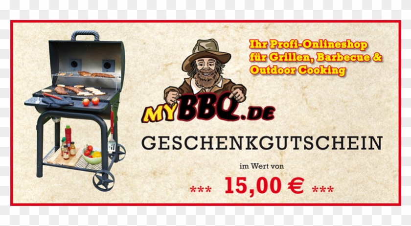 Geschenkgutschein Im Wert Von 15,00 Euro - Grill ́n Smoke Barbecue Star 7502 Smoker #697654