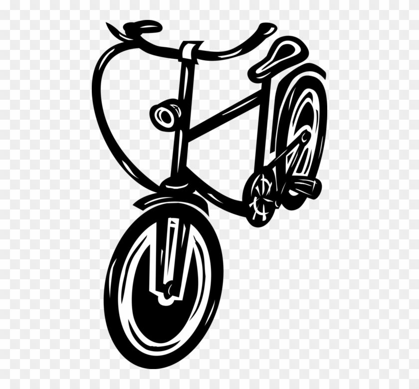 Vector Illustration Of Bicycle Bike Or Cycle Human - Vector Illustration Of Bicycle Bike Or Cycle Human #697674