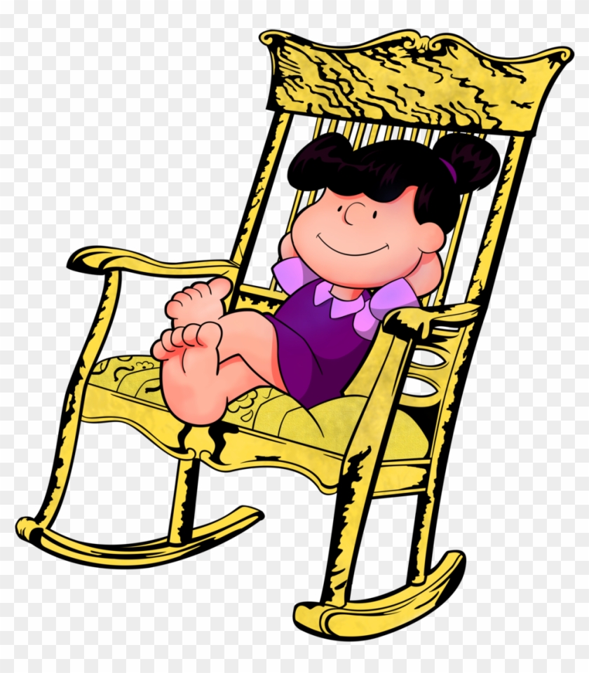 Violet Sitting On A Rocking Chair By Waffengrunt - Patty And Violet Vs Charlie Brown #697769